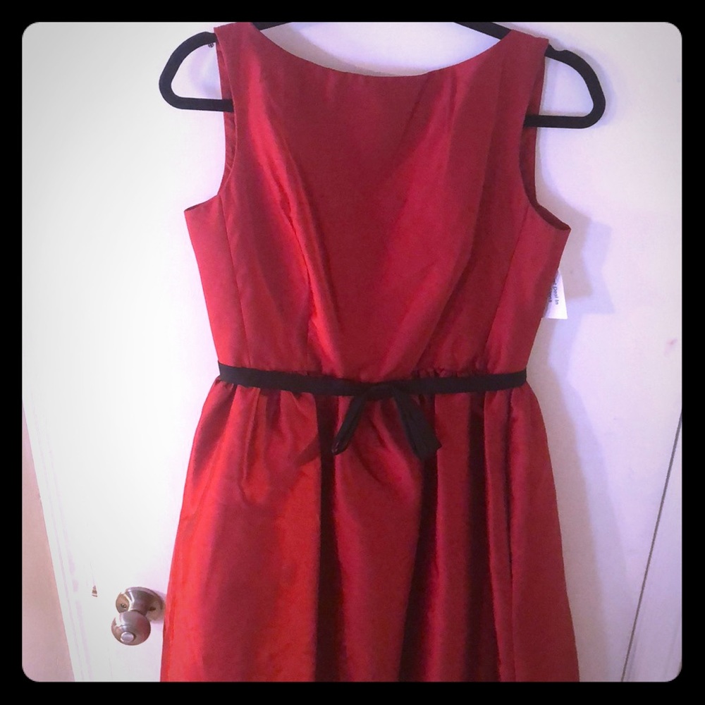 Taylor Red high waist dress